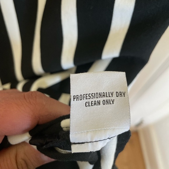 Yoana Baraschi anthropology Black and White Striped Dress - Picture 9 of 9